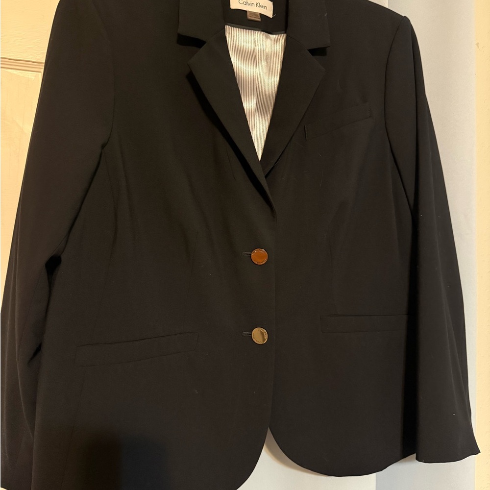 Calvin Klein Women's Navy Blazer